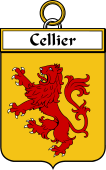 French Coat of Arms Badge for Cellier