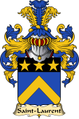 French Family Coat of Arms (v.23) for Saint-Laurent