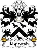 Welsh Coat of Arms for Llywarch (AP BRAN-of Menai, Anglesey)