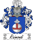 Araldica Italiana Coat of arms used by the Italian family Raimondi