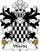Welsh Coat of Arms for Warde (de la, of Denbighshire)