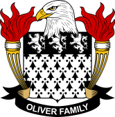 Coat of arms used by the Oliver family in the United States of America