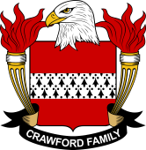 Coat of arms used by the Crawford family in the United States of America