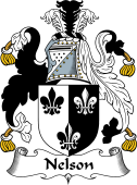 English Coat of Arms for the family Nelson II