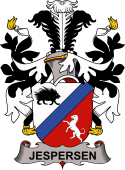 Coat of arms used by the Danish family Jespersen