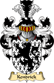 English Coat of Arms (v.23) for the family Kendrick