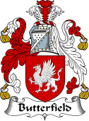 English Coat of Arms for Butterfield
