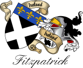 Sept (Clan) Coat of Arms from Ireland for Fitzpatrick