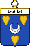 French Coat of Arms Badge for Guillot