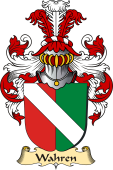 v.23 Coat of Family Arms from Germany for Wahren