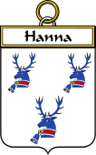 Irish Badge for Hanna or O'Hannah