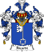 Italian Family Coat of Arms (v.25b) Ricardi