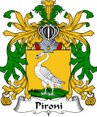 Italian Coat of Arms for Pironi