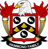 Coat of arms used by the Hammond family in the United States of America