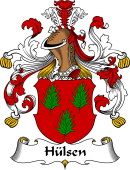 German Wappen Coat of Arms for Hülsen