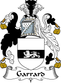 English Coat of Arms for the family Garrard or Garratt
