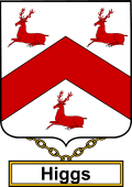 English Coat of Arms Shield Badge for Higgs