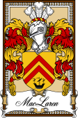 Scottish Coat of Arms Bookplate for MacLaren