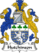 Irish Coat of Arms for Hutchinson