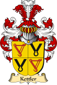 v.23 Coat of Family Arms from Germany for Kettler
