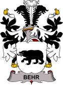 Coat of arms used by the Danish family Behr