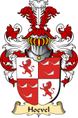 v.23 Coat of Family Arms from Germany for Hoevel