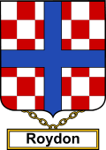 English Coat of Arms Shield Badge for Roydon