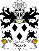 Welsh Coat of Arms for Picard (or PICHARD-lords of Ystrad, Breconshire)