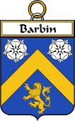 French Coat of Arms Badge for Barbin