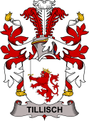 Danish Coat of Arms for Tillisch