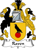English Coat of Arms for the family Raven