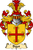 English Coat of Arms (v.23) for the family Bigot