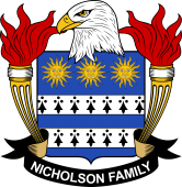 American Coat of Arms for Nicholson