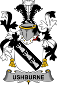 Irish Coat of Arms for Ushburne