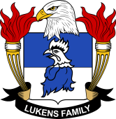 American Coat of Arms for Lukens
