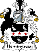 English Coat of Arms for the family Hemingway