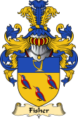 Irish Family Coat of Arms (v.23) for Fisher
