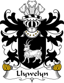Welsh Coat of Arms for Llywelyn (AB EINION AP CELYNIN)