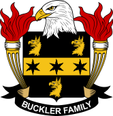 Coat of arms used by the Buckler family in the United States of America