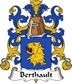 Coat of Arms from France for Berthault