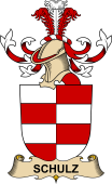 Republic of Austria Coat of Arms for Schulz (de Straznicki)
