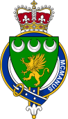 Families of Britain Coat of Arms Badge for: McManus (Ireland)
