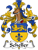 German Wappen Coat of Arms for Scheller