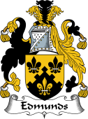 English Coat of Arms for the family Edmunds