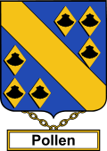 English Coat of Arms Shield Badge for Pollen