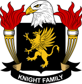 Coat of arms used by the Knight family in the United States of America