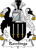 English Coat of Arms for the family Rawlings