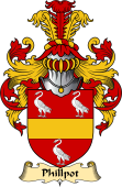 English Coat of Arms (v.23) for the family Phillpot