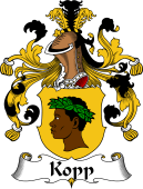 German Wappen Coat of Arms for Kopp