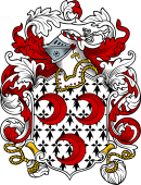 English or Welsh Coat of Arms for Syms (Northamptonshire 1592)